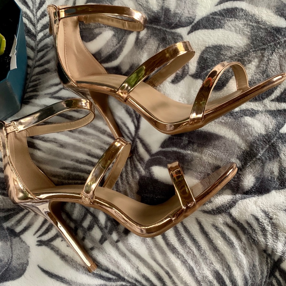 Women ROSE-GOLD Heels